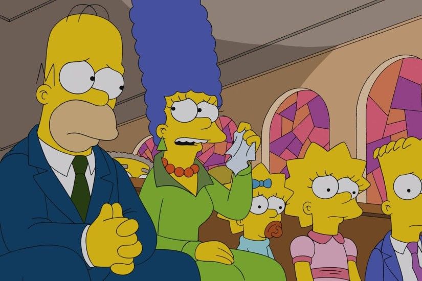 The Simpsons, Homer Simpson, Marge Simpson, Maggie Simpson, Lisa Simpson,  Bart Simpson Wallpaper HD