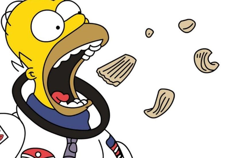 Funny Mac, The Simpsons - Wallpaper Ban