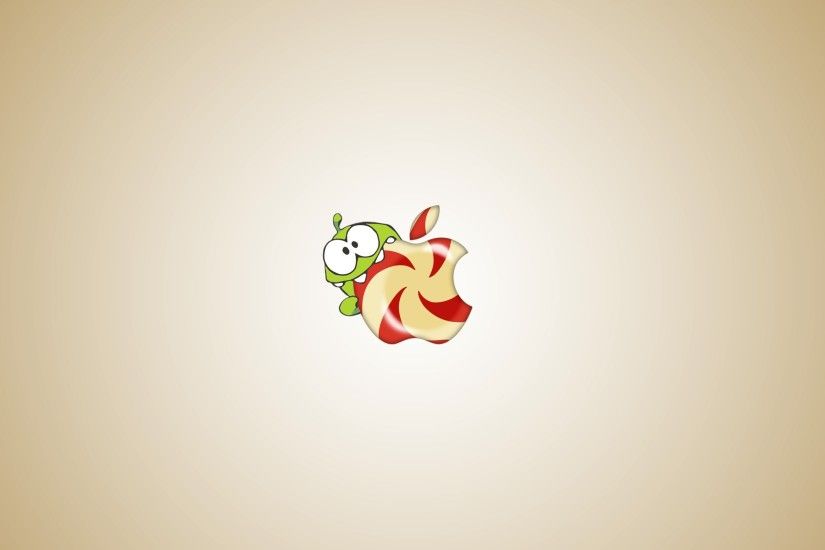 Preview wallpaper om nom, cut the rope, art, game 2560x1440