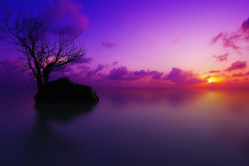 purple-sunset-wallpaper-1920x1200-1006112 Sunset HD free .