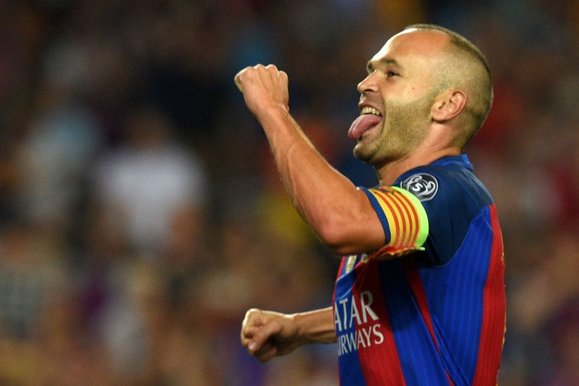 Andres Iniesta Barcelona Celtic Champions League