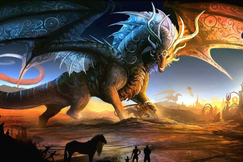 hd pics photos 3d fantasy dragon animals wallpaper