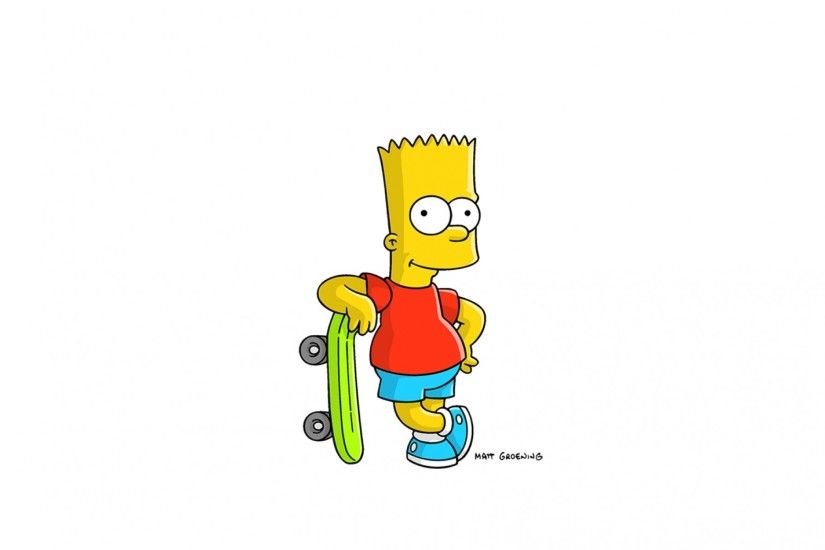 Bart Simpson Skateboard wallpapers and stock photos