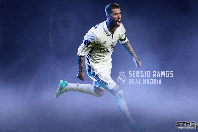 ... Sergio Ramos Real Madrid 16-17 Wallpaper by szwejzi