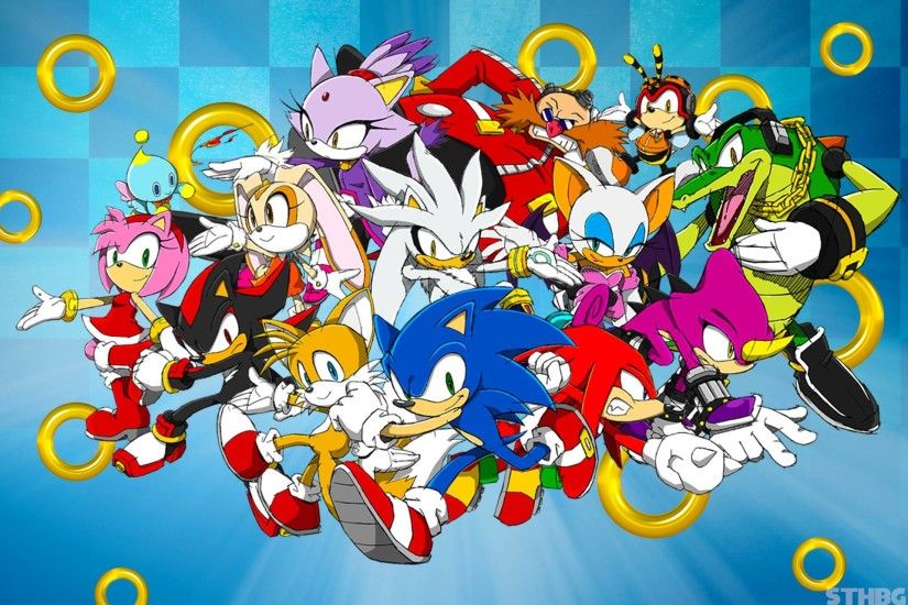 Sonic The Hedgehog And Friends Wallpaper by SonicTheHedgehogBG on .