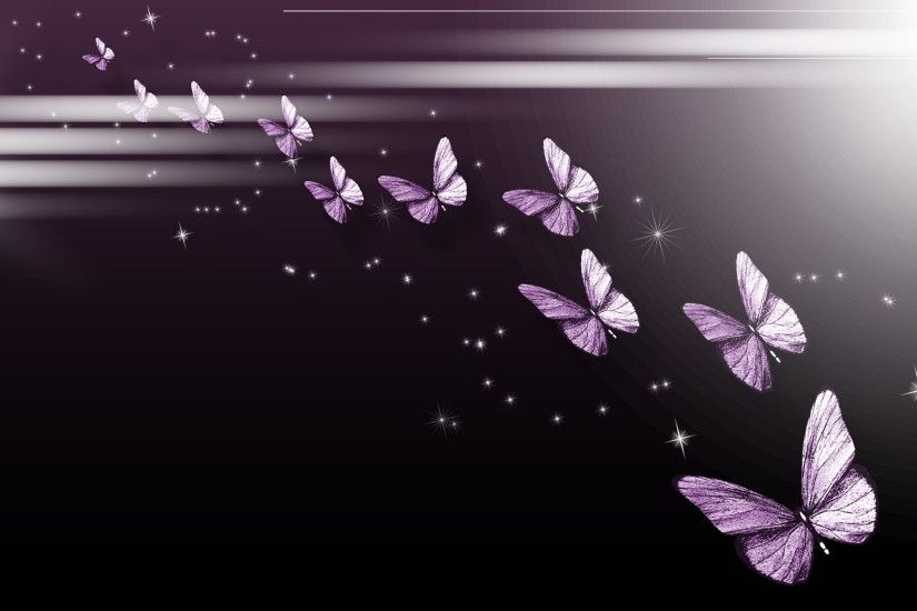 Purple Butterfly Wallpapers Hd