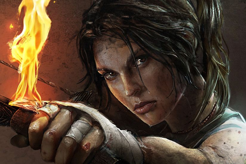Lara Croft, Tomb Raider, Fan Art, 4K