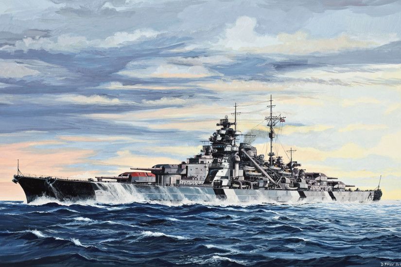 German Ship Bismarck Wallpaper - WallpaperSafari