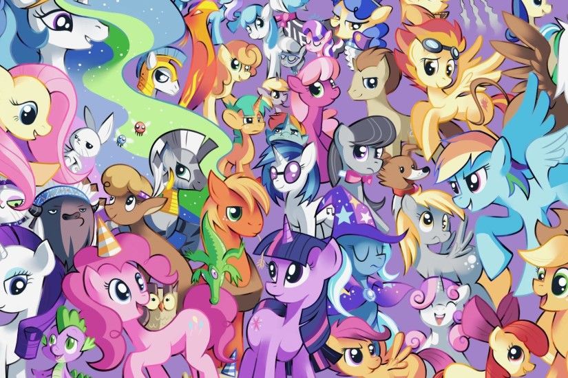 My Little Pony Collage HD Wallpaper