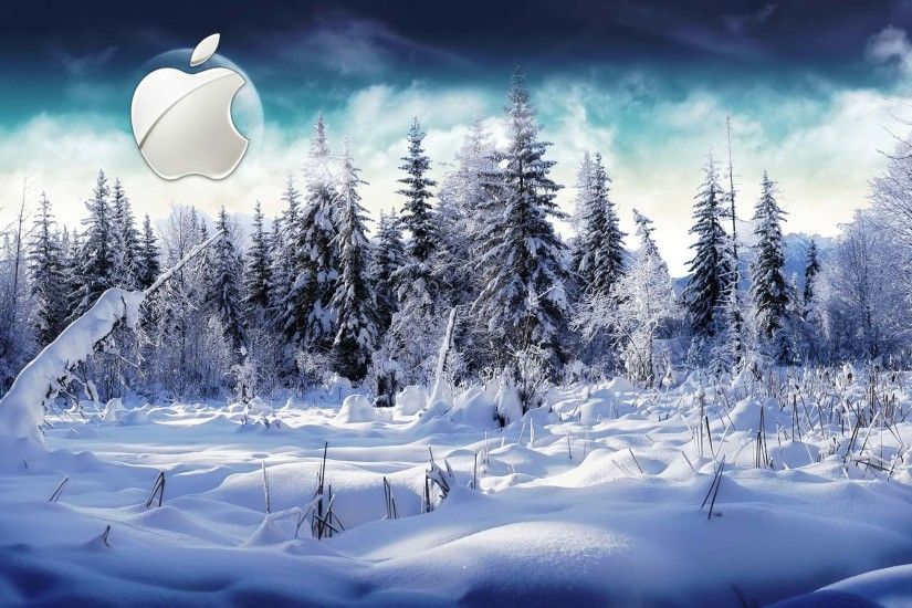 Desktop Wallpaper Â· Gallery Â· Computers Â· Winter Apple Mac .