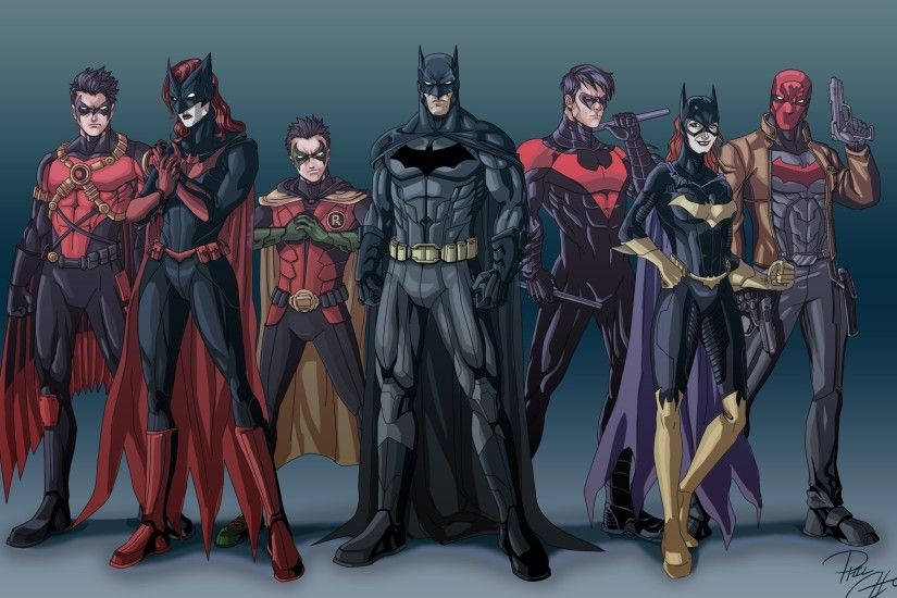 Batman robin dc comics comics suit superheroes batgirl justice wallpaper