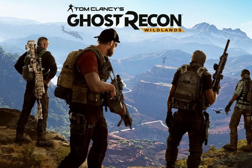 Soldiers protecting the canyon - Tom Clancy's Ghost Recon: Wildl wallpaper