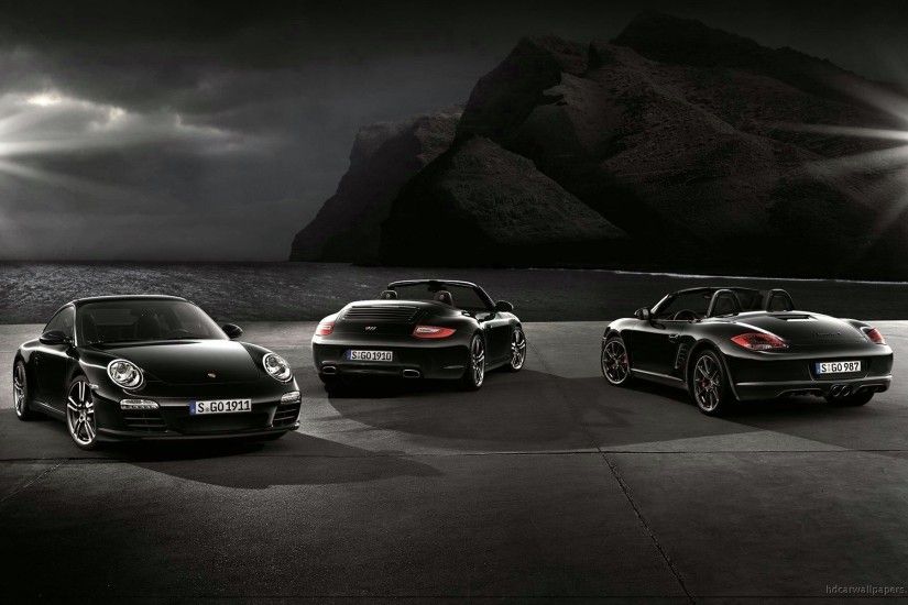 ... Cars Wallpaper Hd For Desktop Black 5 2012 Porsche Boxster S Black  Edition Wallpaper HD Car ...