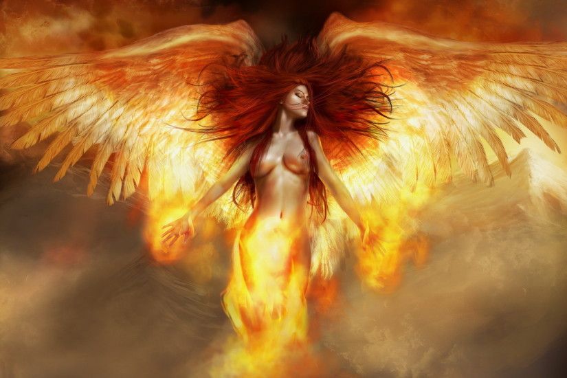 Hot Male Fallen Angel | Fiery Angel wallpapers and images