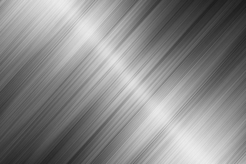 Metal Lines Stripes Light Shiny Silver Wallpaper
