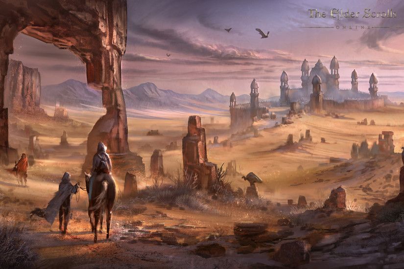 Wallpaper The Elder Scrolls Online: Alik'r Desert