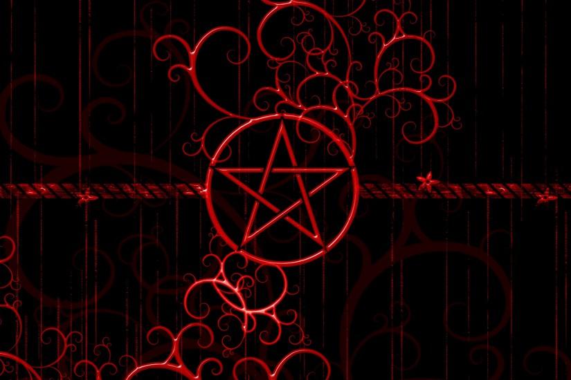 dark horror evil symbol satan penta star wallpaper