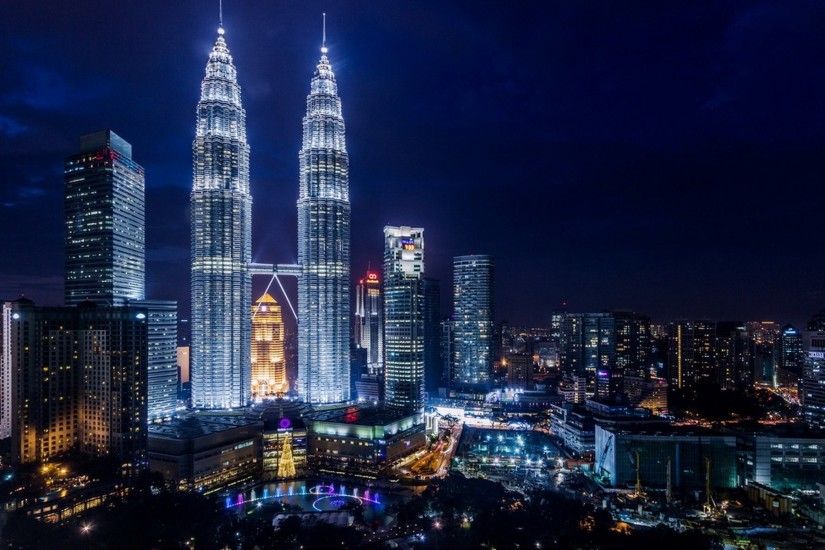 Petronas, Towers, Skyscrapers, Kuala, Lumpur, Malaysia, Wide, Hd,