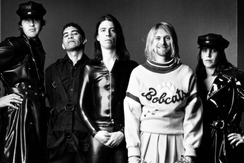 Dave Grohl Krist Novoselic Kurt Cobain Nineties N 2560x1600