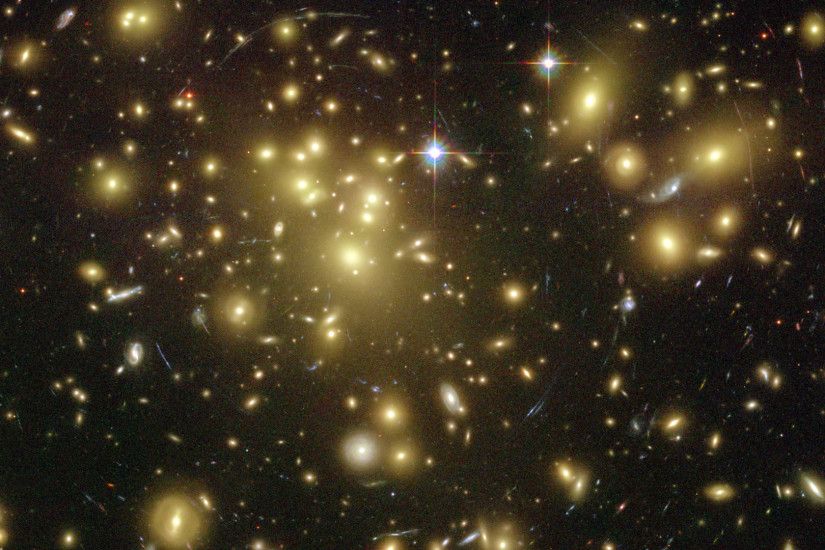 Hubble Deep Field Abel 1689 Cluster