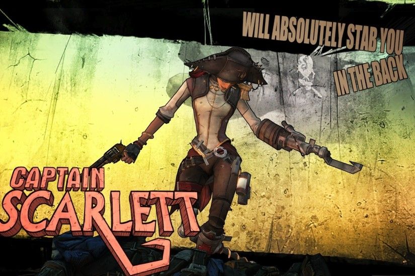 Speed Drawing: CAPTAIN SCARLETT! (BORDERLANDS 2 PIRATE'S BOOTY DLC) -  YouTube