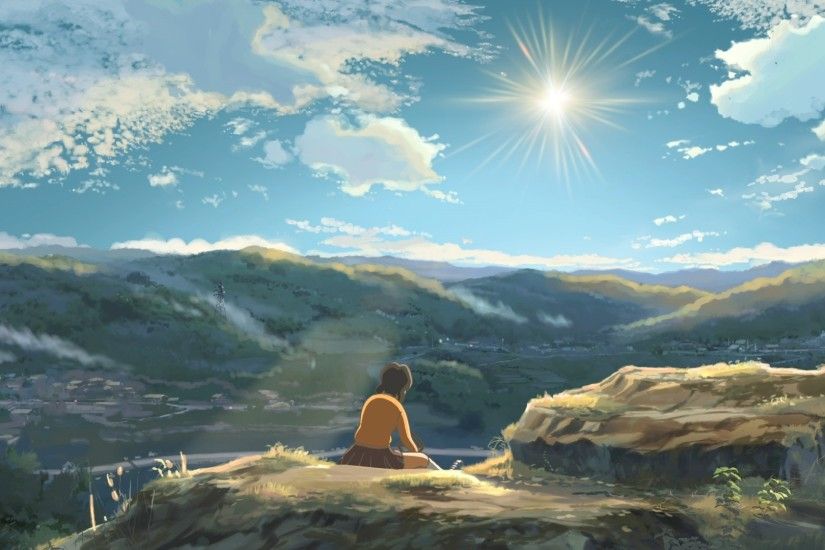 Tags: Anime, Makoto Shinkai, Hoshi wo Ou Kodomo, Watase Asuna, Wallpaper