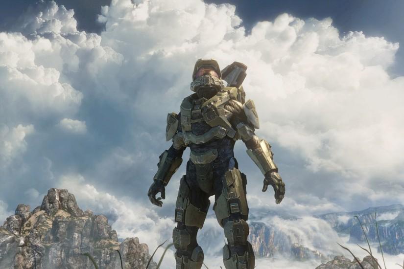 Halo, Video Games, Artwork, Halo 4, Halo: Master Chief Collection, Master  Chief, Sky, Clouds, Spartans, Weapon Wallpaper HD
