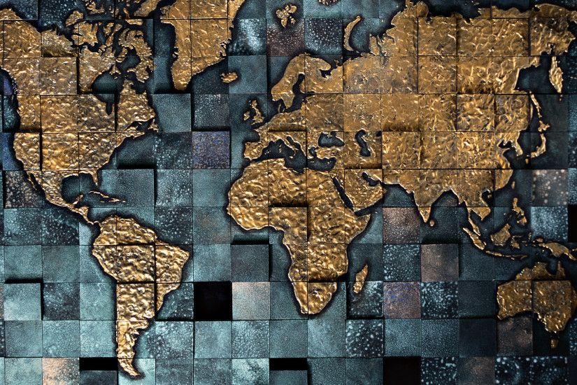 World Map Wallpaper 6250