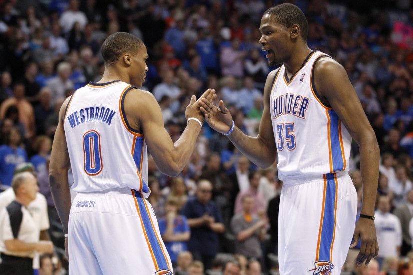 NBA on Yahoo! Sports - News, Scores, Standings, Rumors ... Kevin durant and russell  westbrook handshake