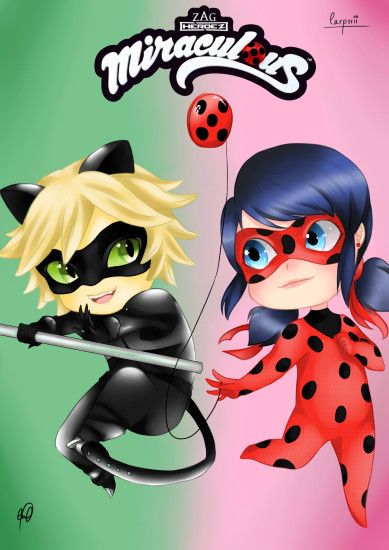 ... Miraculous - Tales of Ladybug and Cat Noir - Chibi by SrtaSabakuno