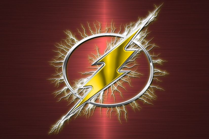 Flash flashy logo wallpaper