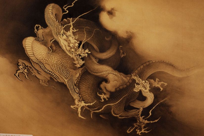 Dragons Chinese Fantasy Art. Dragon Tattoo Yakuza Wallpaper HD