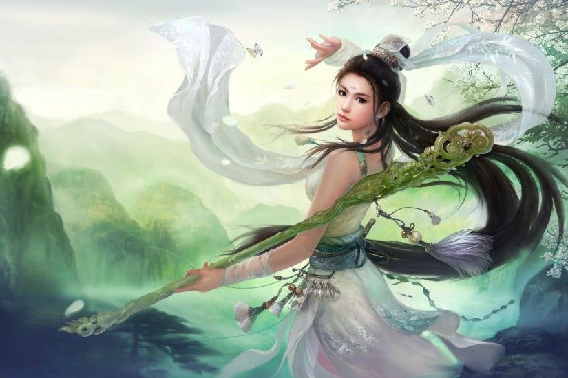 Swordsman Online, Fantasy Women, Mmorpg, Butterfly, Asian