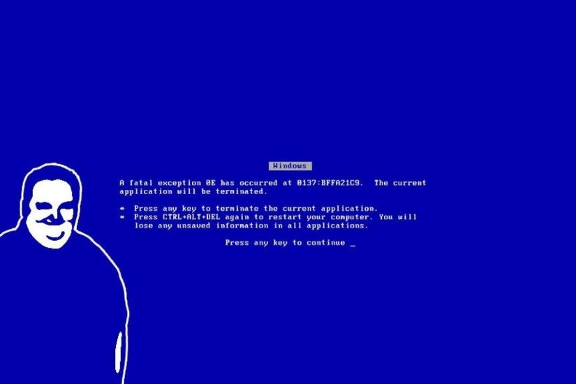 ... V.532: Blue Screen Error Wallpaper, HD Images of Blue Screen Error .
