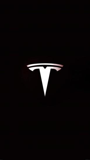 Tesla Motors Logo Dark iPhone 6 Plus HD Wallpaper ...