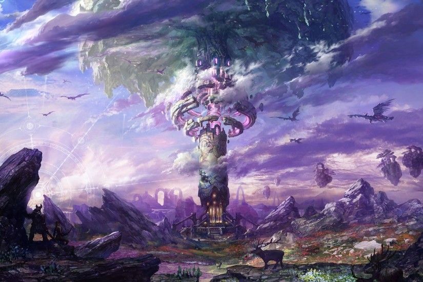 video games fantasy art concept art artwork mmo tera online wallpaper -  this matches an image I've had in my mind's eye for awhile o.