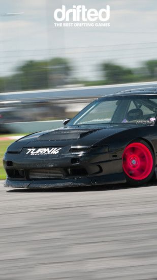 Black 240sx S13 hatch wallpaper in iPhone 6 size
