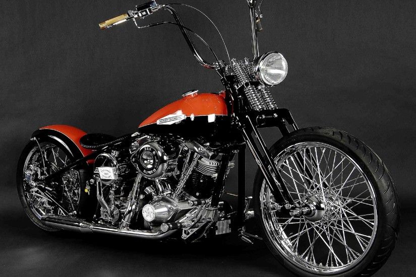Free desktop wallpapers and backgrounds with Two Tone Harley Davidson,  bike, chopper, harley davidson, motorcycles. Wallpapers no.
