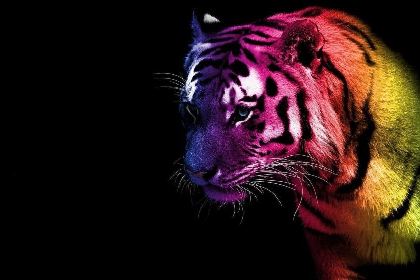 Cool Neon Tiger Backgrounds - Viewing Gallery