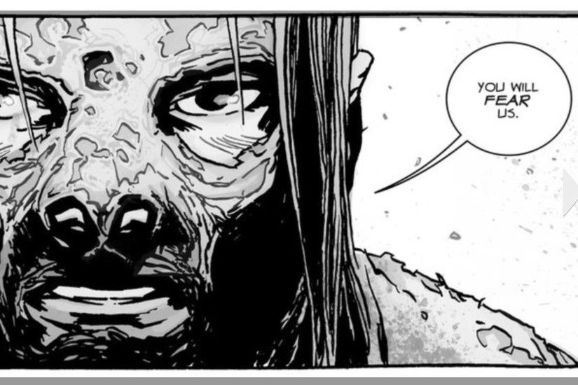 The Whisperers from The Walking Dead comic book (Image Credit: Image Comics)