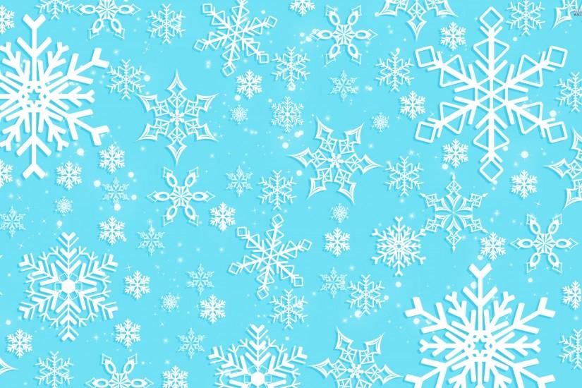 large snowflakes background 2880x1800