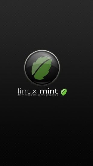 Preview wallpaper linux, linux mint, gnu, logo, texture 1440x2560