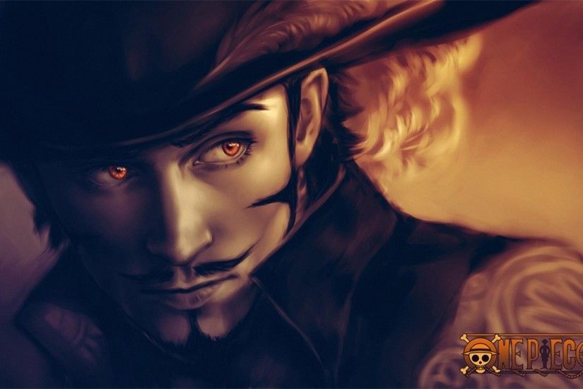 One Piece Dracule Mihawk Hat Glance Face Anime Vampire Wallpaper At Fantasy  Wallpapers