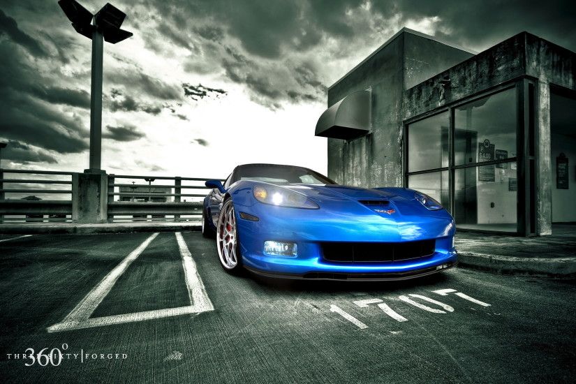 Chevrolet-Corvette-Z06 blue