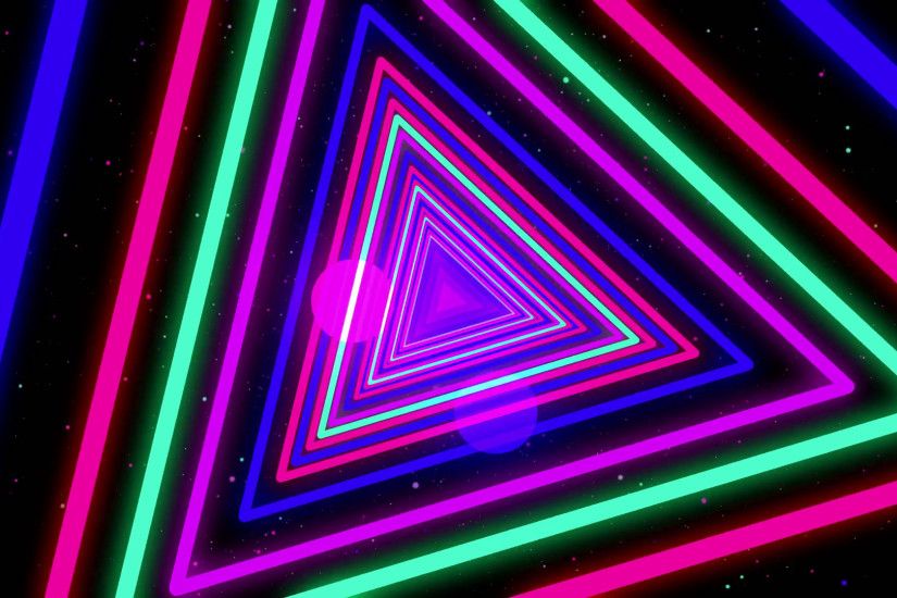 Triangle Colorful Neon Streaks Loop Backgrounds Stock Video Footage -  VideoBlocks