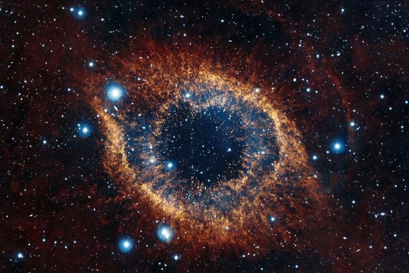 Preview wallpaper helix nebula, space, stars, explosion, brilliance  1920x1080