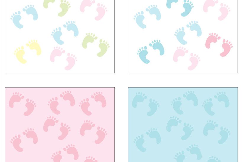 Baby Footprints Card Template Baby Footprints Wallpaper Baby Footprints ...
