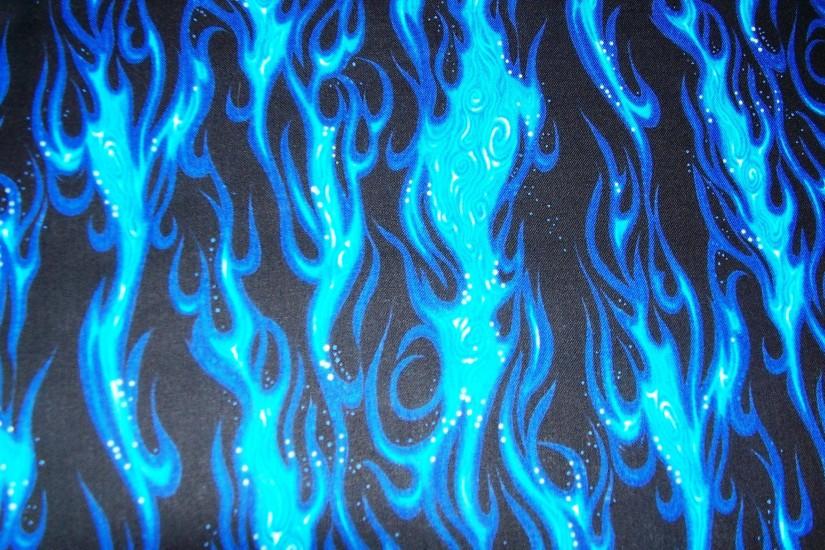 Blue water flames
