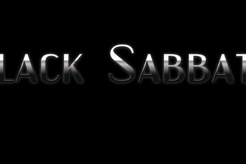 2048x2048 Wallpaper black sabbath, font, background, name, light