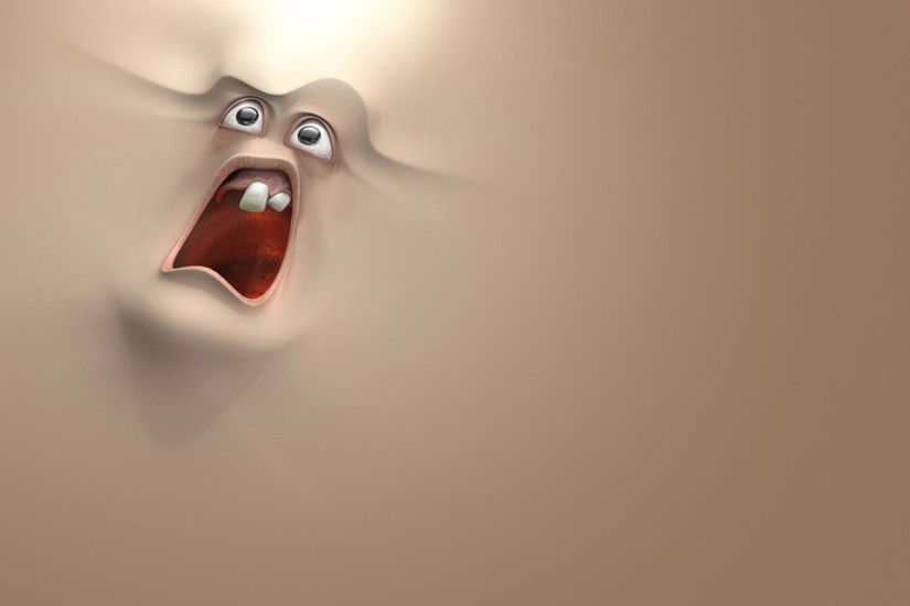 Funny Face Cartoon 3D Animated Wallpaper HD #5 #3036 Wallpaper .